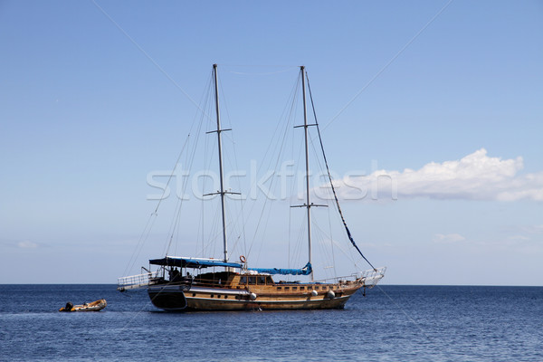 sailing ship on Mediterranean sea Stock photo © daboost