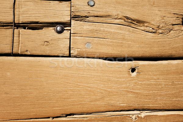 Szorstki drewna pokładzie starych tekstury ściany Zdjęcia stock © daboost
