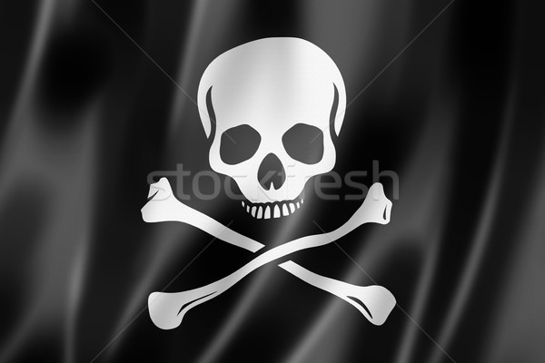 Pirate flag, Jolly Roger Stock photo © daboost