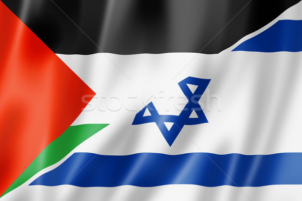 Palestine and Israel flag Stock photo © daboost