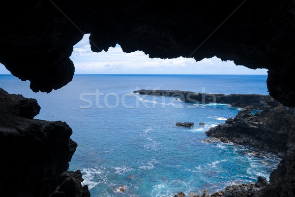 Ocean panorama grotta Pasqua isola Foto d'archivio © daboost