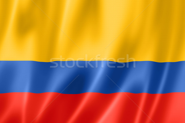Colombian flag Stock photo © daboost