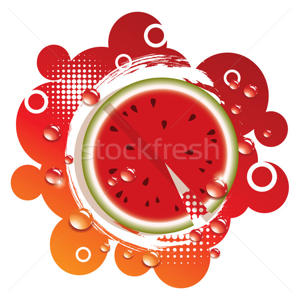 Vector abstract vers watermeloen natuur achtergrond Stockfoto © Dahlia