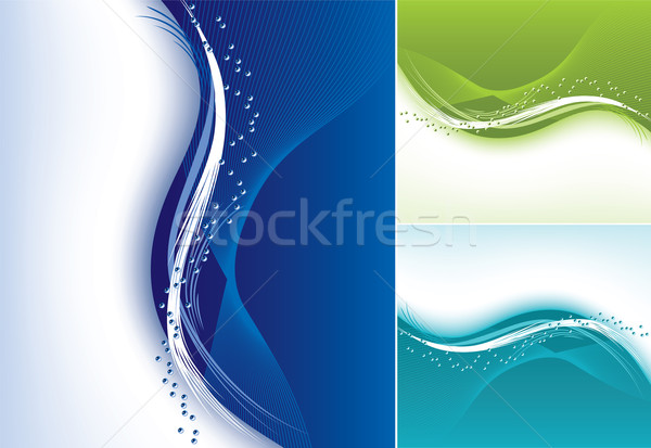 Vector abstract zee ontwerp kunst oceaan Stockfoto © Dahlia