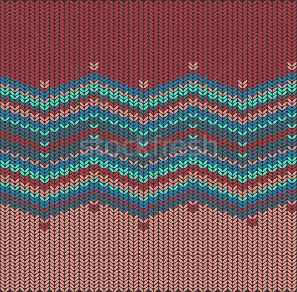 Vector tricotat zigzag model textură fundal Imagine de stoc © Dahlia