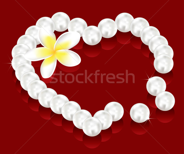 向量 情人節 禮品 珍珠 珠 花矢量 商業照片 © Dahlia