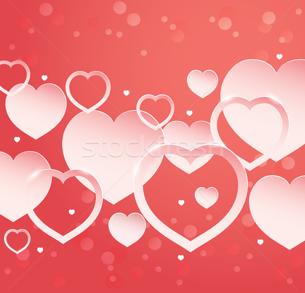 Vector harten abstract ontwerp valentijnsdag bruiloft Stockfoto © Dahlia