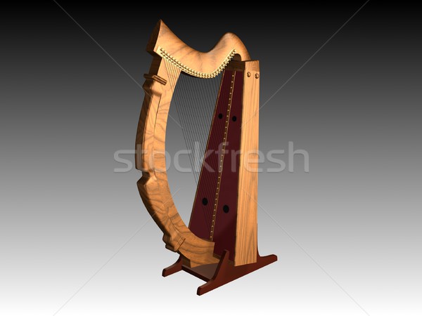 Old harp Stock photo © daneel