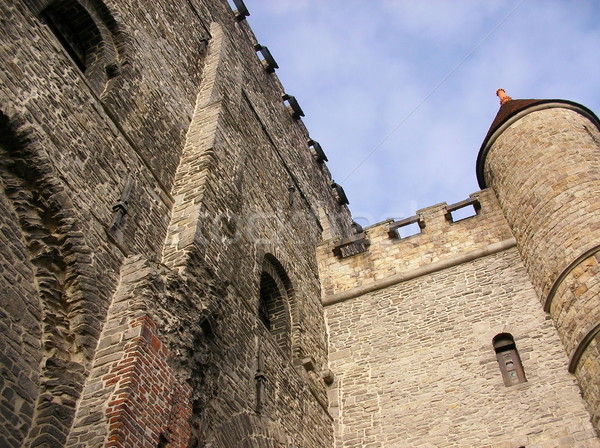 Ravensteen Castle in Gent Stock photo © daneel