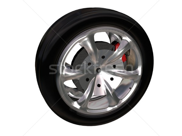 Tire with alloy rim Stock photo © daneel