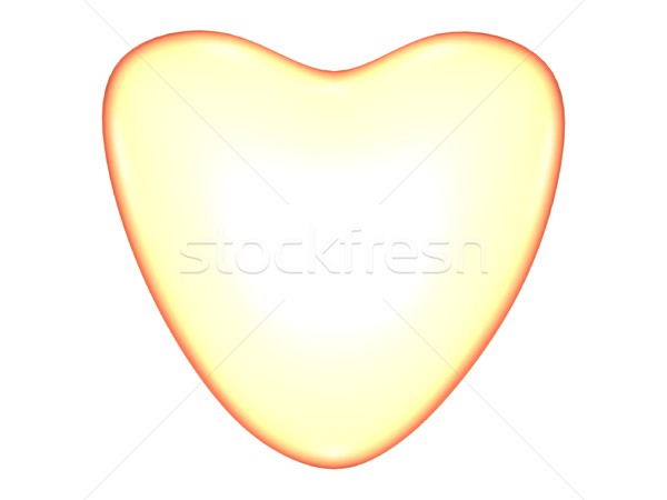Bakır valentine kalp örnek kart romantizm Stok fotoğraf © daneel