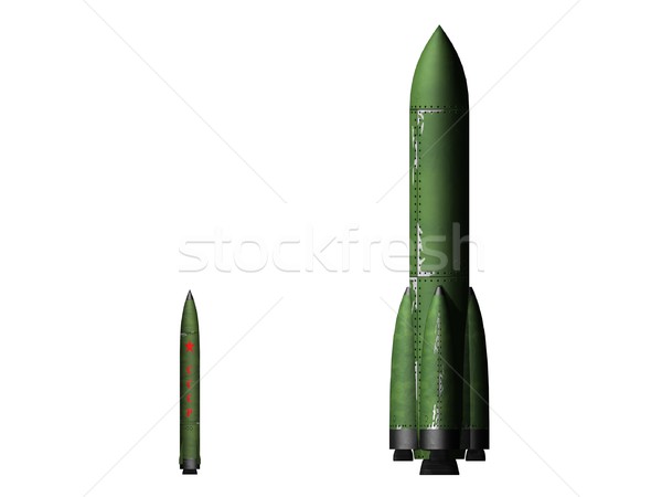 Rosyjski ilustracja dwa technologii wojny samolot Zdjęcia stock © daneel
