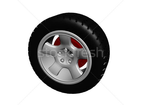 Neumático aleación ilustración coche tienda Foto stock © daneel