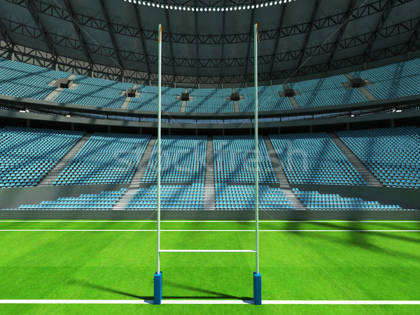 3d визуализации регби стадион небе синий vip Сток-фото © danilo_vuletic