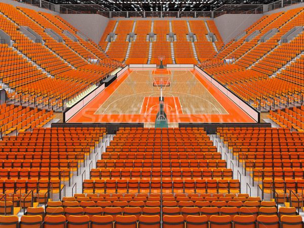 Stock fotó: Sportok · aréna · kosárlabda · narancs · vip · gyönyörű