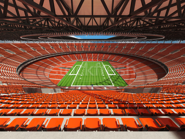 Americano calcio stadio arancione cento migliaia Foto d'archivio © danilo_vuletic