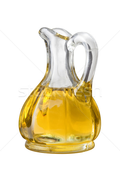 Olive Oil Cruet with a clipping path Stock photo © danny_smythe