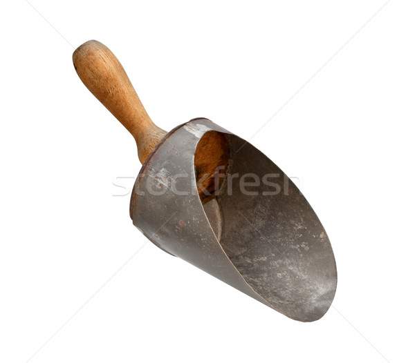Stock photo: Old Flour Scoop isolated