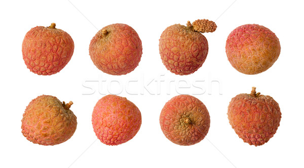 Lychee Isolated on white Stock photo © danny_smythe