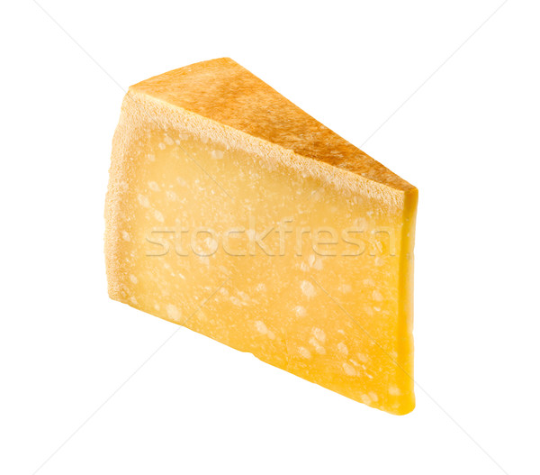 Käse Keil isoliert weiß Essen Dessert Stock foto © danny_smythe