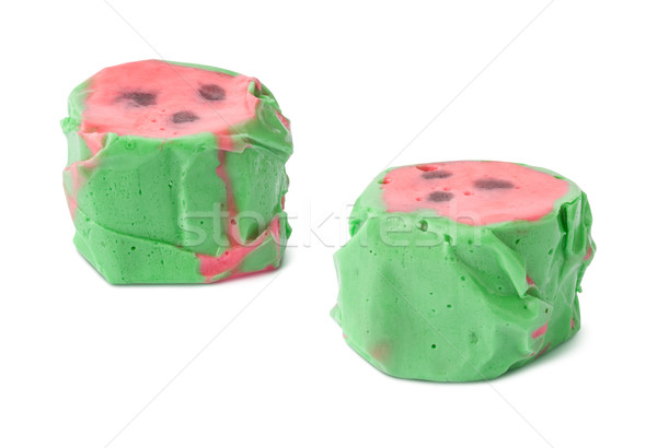 Watermelon Salt Water Taffy isolated Stock photo © danny_smythe
