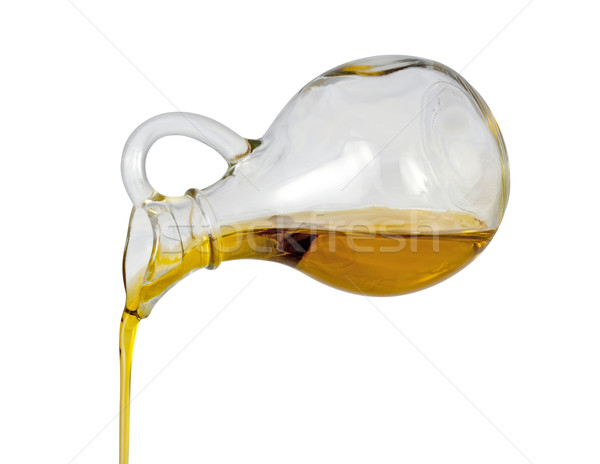 Olive Oil Pour with a clipping path Stock photo © danny_smythe