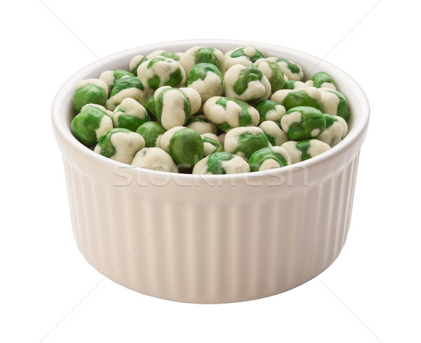 Wasabi chícharos aislado blanco alimentos Foto stock © danny_smythe