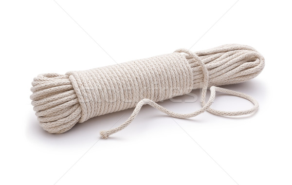 Stock photo: Rope Unravelled isolated