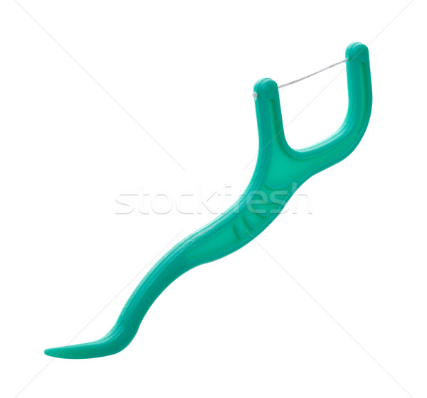 Floss Toothpick isolated with a clipping path Stock photo © danny_smythe