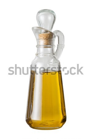 Olive Oil Cruet with a clipping path Stock photo © danny_smythe