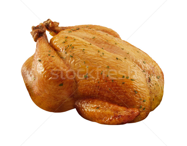Pollo aislado carne piel Foto stock © danny_smythe