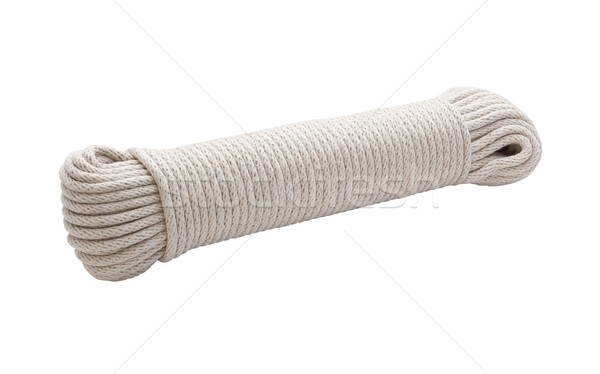 Cuerda cable hasta aislado blanco Foto stock © danny_smythe