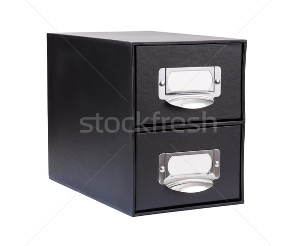 Black Cardboard File Drawer Stock Photo C Tracy Decourcy Danny Smythe 3971041 Stockfresh