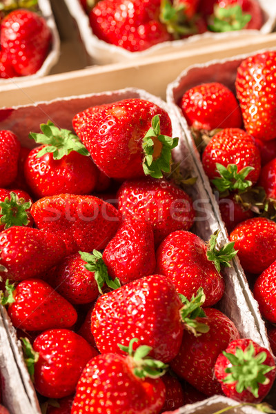 Fresas tazón naturaleza frutas jardín cocina Foto stock © Dar1930