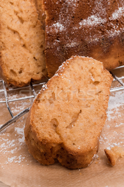 gluten-free cake with rice flour and kaymak Stock photo © Dar1930