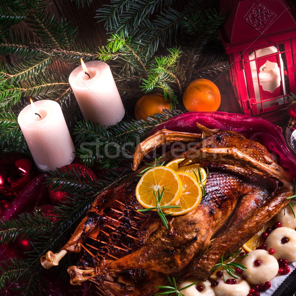 Noël canard lumière cuisine oiseau poulet [[stock_photo]] © Dar1930