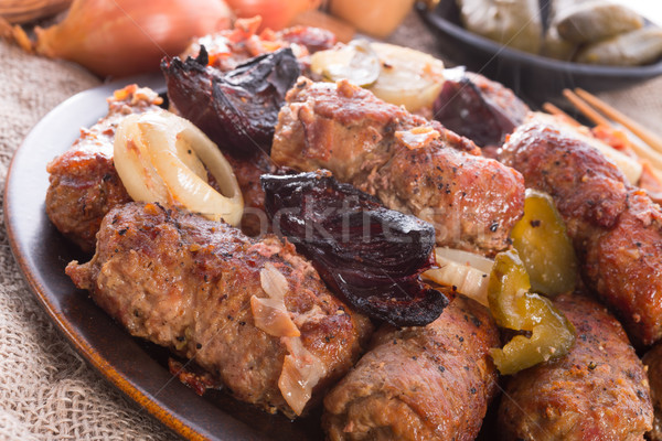 meat beefs olive Stock photo © Dar1930