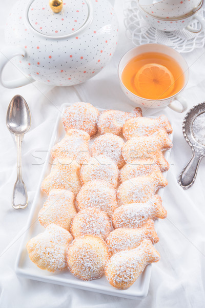 fresh baked madeleines cookies Stock photo © Dar1930