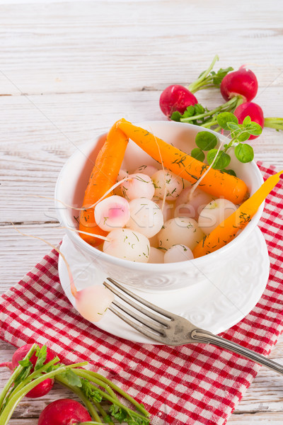 tasty roasted radishes Stock photo © Dar1930