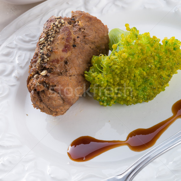 tasty cattle roulades Stock photo © Dar1930