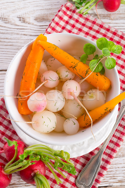 tasty roasted radishes Stock photo © Dar1930