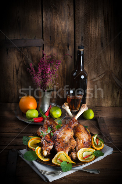 geese meat for St. Martin's Day Stock photo © Dar1930