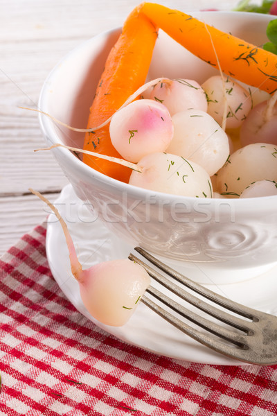 tasty roasted radishes Stock photo © Dar1930