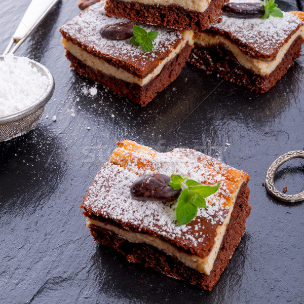 Chocolat alimentaire maison gâteau fromages [[stock_photo]] © Dar1930