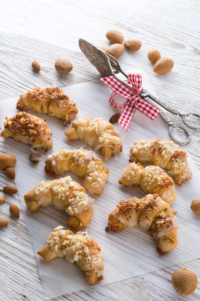 Sweetness Mini almond croissant Stock photo © Dar1930