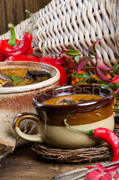 Oxtail soup Stock photo © Dar1930