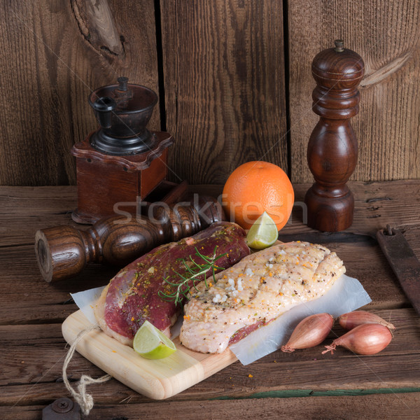 marinated duck breast Stock photo © Dar1930