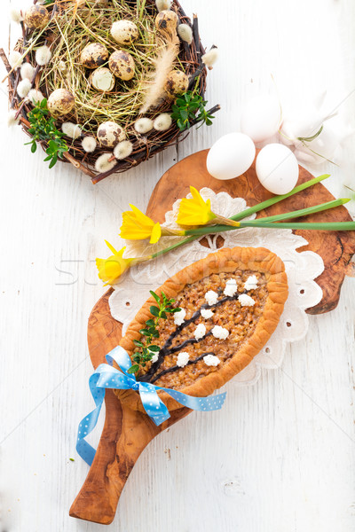 Polish Mazurek decorated for Easter Stock photo © Dar1930