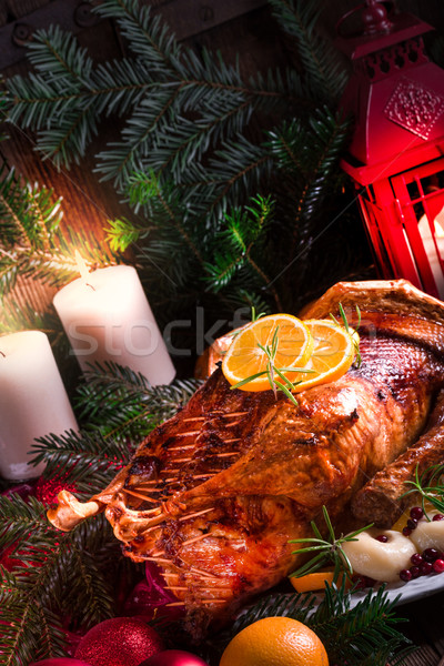 Stock photo: Christmas duck