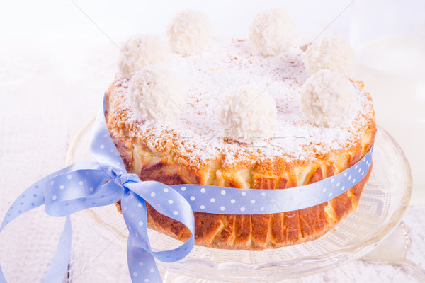 kokos quark cake Stock photo © Dar1930